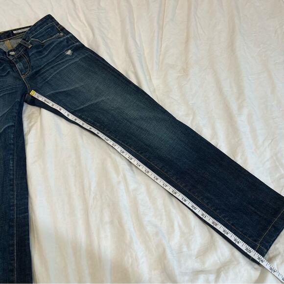 AG Adriano Goldschmied Premiere Skinny Straight Dark Wash Jeans size 25R - Picture 8 of 13